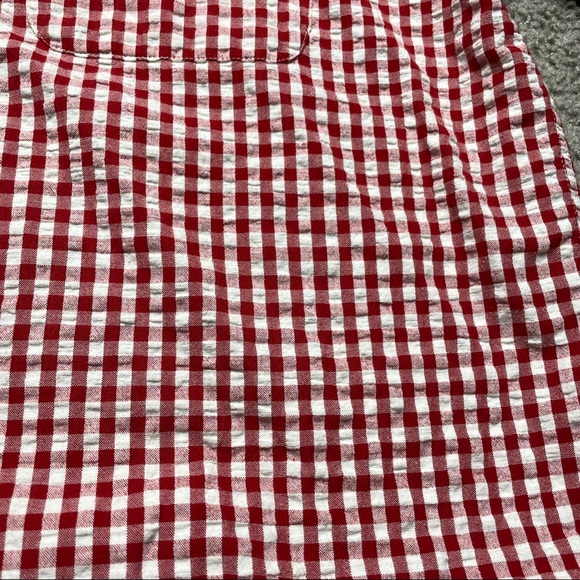 Orvis Short Sleeve Shirt Soft Cotton Check Red Mens Large - Picture 6 of 12